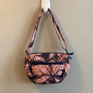 Vera Bradley Ultralight Small Go Ahead Crossbody Bag in Fern Paisley